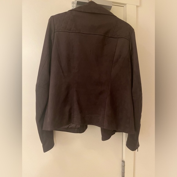 Vegan Suede Bomber Jacket - Picture 5 of 10
